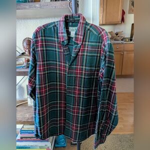 LL Bean men's flannel shirt